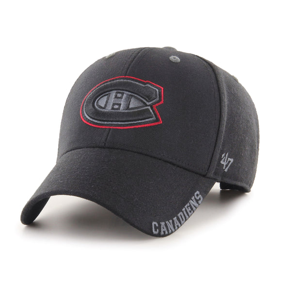 Men's Montreal Canadiens Defrost MVP Adjustable Hat Cap Black One Size Fits Most - Bleacher Bum Collectibles, Toronto Blue Jays, NHL , MLB, Toronto Maple Leafs, Hat, Cap, Jersey, Hoodie, T Shirt, NFL, NBA, Toronto Raptors