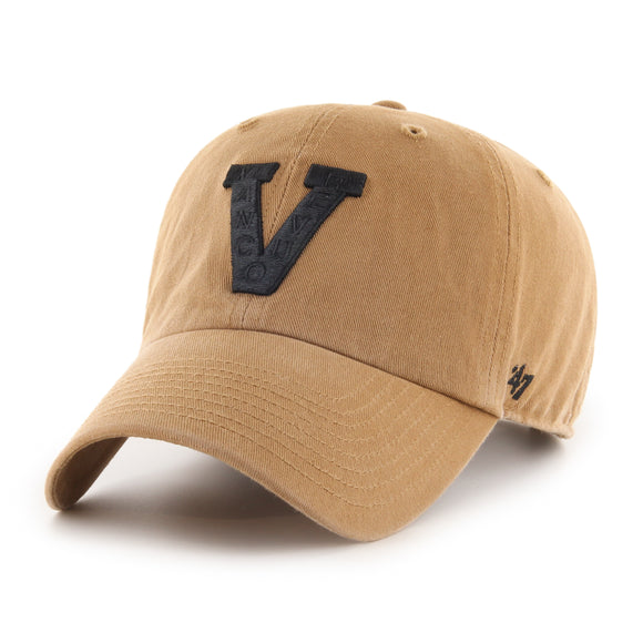 Men's Vancouver Millionaires Dune Black Logo Clean up Adjustable Hat Cap One Size Fits Most