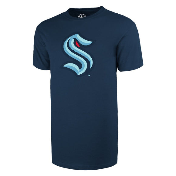 Men's Seattle Kraken Fan Primary Big Logo NHL Hockey T Shirt - Multiple Sizes