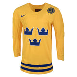 2018 Team Sweden Nike Hockey Olympic Yellow Blank Replica Jersey - Men's - Bleacher Bum Collectibles, Toronto Blue Jays, NHL , MLB, Toronto Maple Leafs, Hat, Cap, Jersey, Hoodie, T Shirt, NFL, NBA, Toronto Raptors