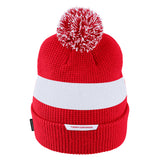 Men's Nike White/Red Hockey Canada Heritage Logo Sideline Cuffed Pom Knit Hat