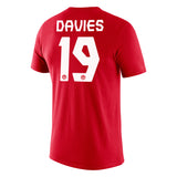 Alphonso Davies Canada Soccer Nike Legend Name & Number T-Shirt - Red