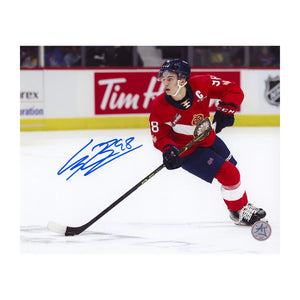 Connor Bedard CHL WHL Regina Pats Autographed Red Jersey Hockey 8x10 Photo