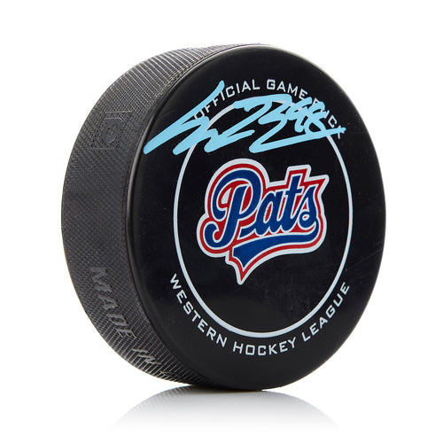 Connor Bedard Regina Pats Autographed CHL Official Game Hockey Puck