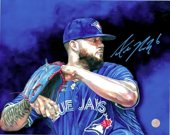 Alex Manoah Signed Toronto Blue Jays 8x10 Photo Picture MLB Baseball with COA and Holofoil