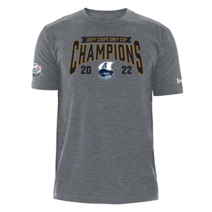Men's New Era Toronto Argonauts 2022 109th Grey Cup Champions Locker Room T-Shirt
