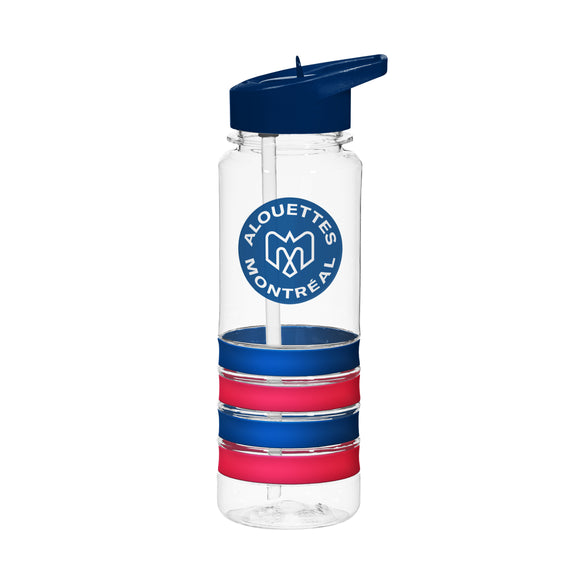 The Sports Vault Montreal Alouettes CFL Football - 25oz. Banded Water Bottle