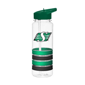 The Sports Vault Saskatchewan Roughriders CFL Football - 25oz. Banded Water Bottle