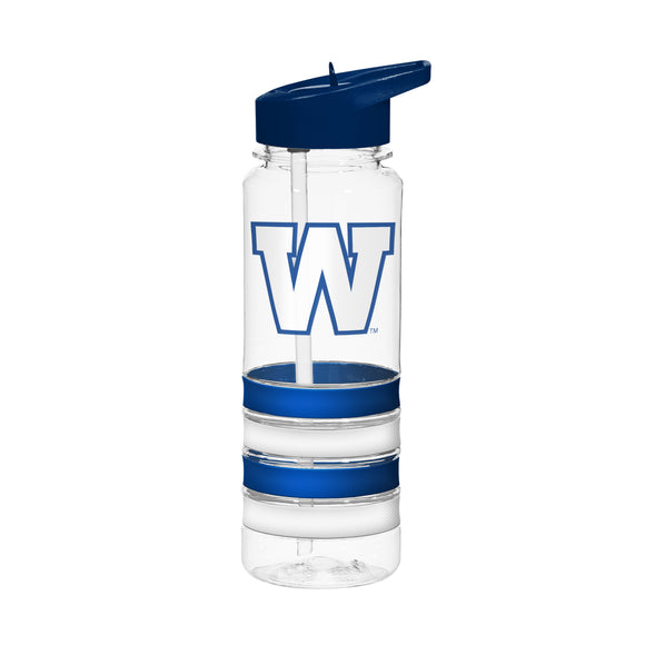 The Sports Vault Winnipeg Blue Bombers CFL Football - 25oz. Banded Water Bottle