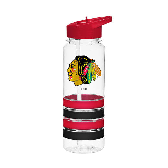 The Sports Vault Chicago Blackhawks NHL Hockey - 25oz. Banded Water Bottle