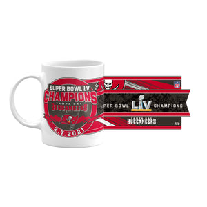 Tampa Bay Buccaneers 2021 Super Bowl LV Champions NFL Football 11oz C-Handle Coffee Mug