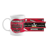 Tampa Bay Buccaneers 2021 Super Bowl LV Champions NFL Football 11oz C-Handle Coffee Mug - Set of 2