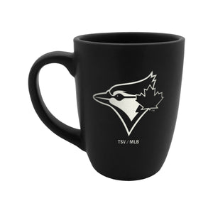 Toronto Blue Jays Primary Logo Black White MLB Baseball 14oz Executive Ceramic Mug