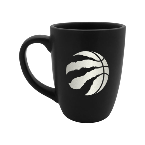 Toronto Raptors Primary Logo Black White NBA Basketball 14oz Executive Ceramic Mug