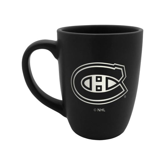 Montreal Canadiens Primary Logo Black White NHL Hockey 14oz Executive Ceramic Mug