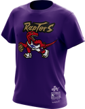 Men's Toronto Raptors Mitchell & Ness Purple Red & Gold Hardwood Classics Retro Logo T-Shirt - Bleacher Bum Collectibles, Toronto Blue Jays, NHL , MLB, Toronto Maple Leafs, Hat, Cap, Jersey, Hoodie, T Shirt, NFL, NBA, Toronto Raptors