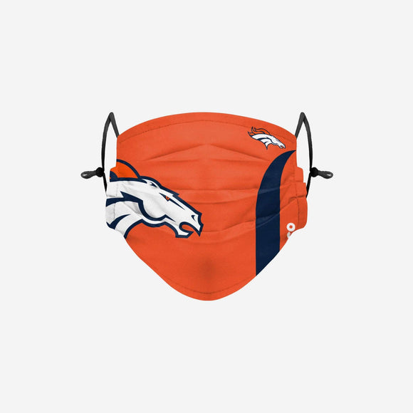 Men's Denver Broncos NFL Football Foco Official On-Field Sideline Logo Face Cover