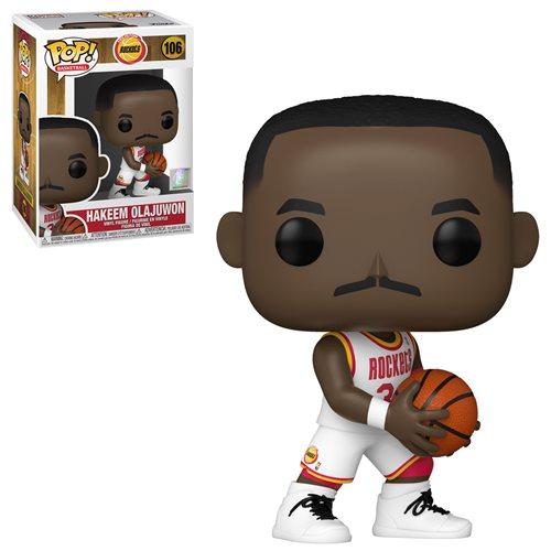 NBA Hakeem Olajuwon Houston Rockets Basketball # 106 Pop! Vinyl Action Figure