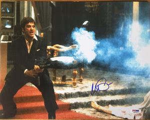 Al Pacino Signed 11x14 Scarface Tony Montana JSA Authenticated with COA "SAY HELLO TO MY LITTLE FRIEND" - Bleacher Bum Collectibles, Toronto Blue Jays, NHL , MLB, Toronto Maple Leafs, Hat, Cap, Jersey, Hoodie, T Shirt, NFL, NBA, Toronto Raptors