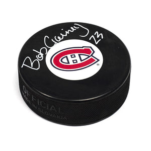 Bob Gainey Montreal Canadiens Autographed Hockey Puck - Bleacher Bum Collectibles, Toronto Blue Jays, NHL , MLB, Toronto Maple Leafs, Hat, Cap, Jersey, Hoodie, T Shirt, NFL, NBA, Toronto Raptors