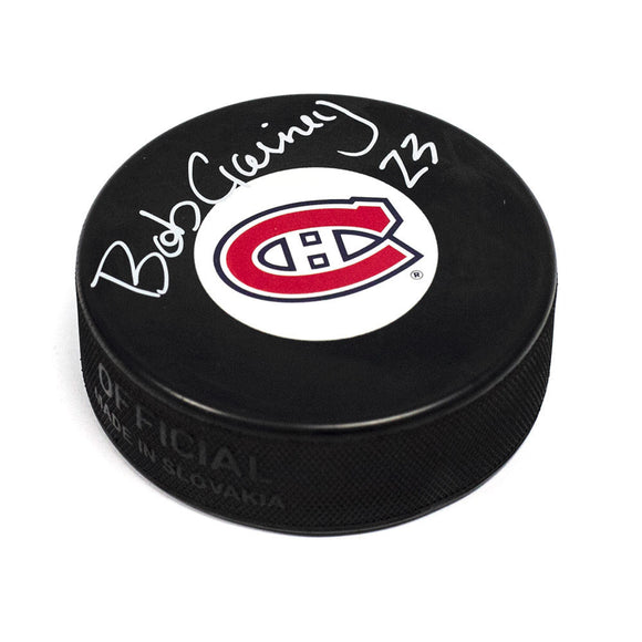 Bob Gainey Montreal Canadiens Autographed Hockey Puck - Bleacher Bum Collectibles, Toronto Blue Jays, NHL , MLB, Toronto Maple Leafs, Hat, Cap, Jersey, Hoodie, T Shirt, NFL, NBA, Toronto Raptors