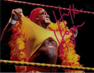 Hulk Hogan Signed 8x10 Photo WWE WWF Autographed Signed Wrestling Photo