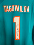 Tua Tagovailoa Miami Dolphins Autographed Game Nike Jersey NFL Football with Hologram