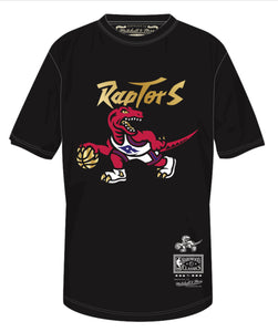 Men's Toronto Raptors Mitchell & Ness Black Red & Gold Hardwood Classics Retro Logo T-Shirt - Bleacher Bum Collectibles, Toronto Blue Jays, NHL , MLB, Toronto Maple Leafs, Hat, Cap, Jersey, Hoodie, T Shirt, NFL, NBA, Toronto Raptors
