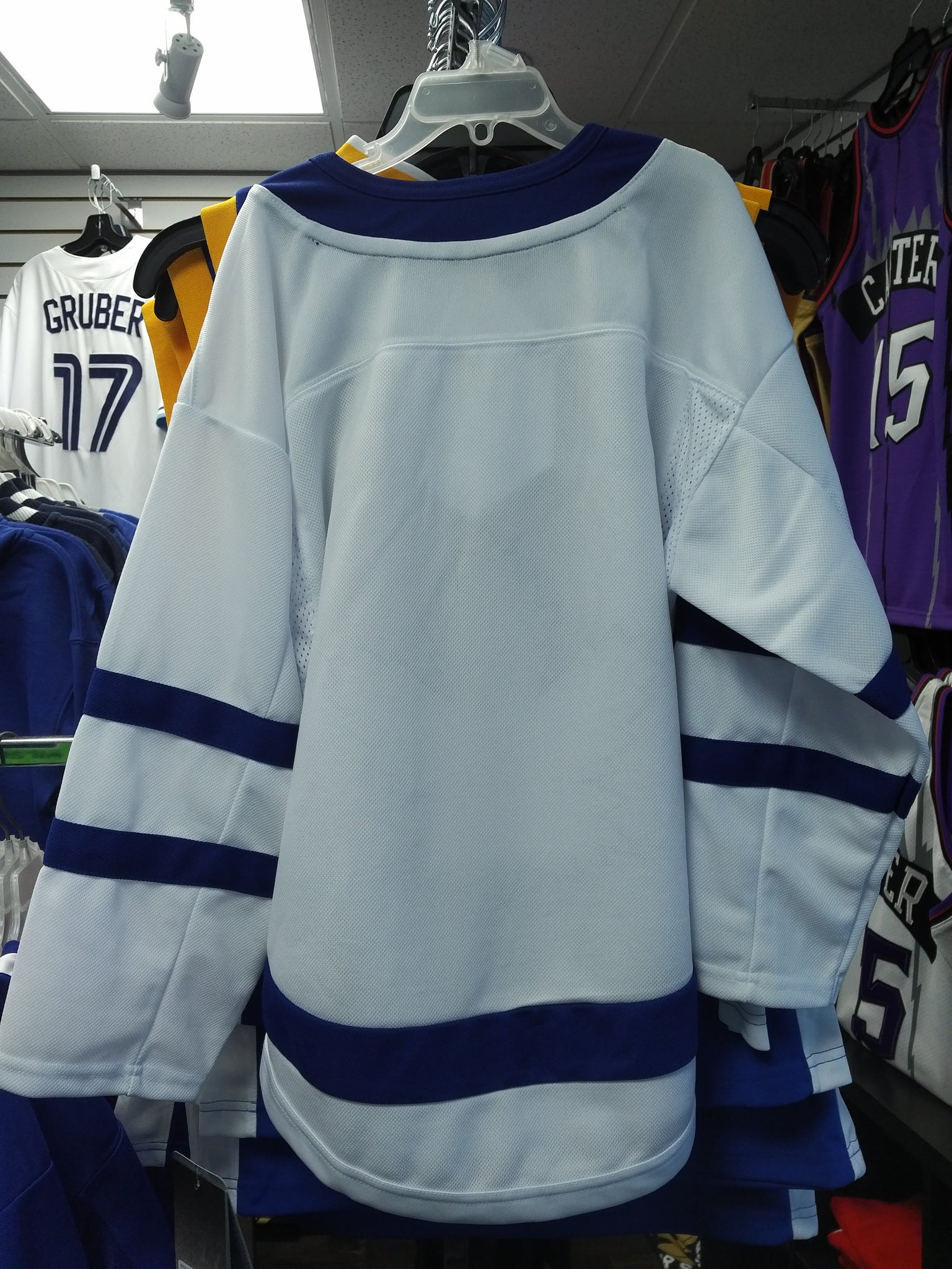 Toronto Maple Leafs White Premier Youth Blank Hockey Jersey