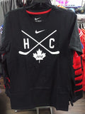 Men's Team Canada Nike 2018 IIHF Black Hockey Sticks Short Sleeves T Shirt - Bleacher Bum Collectibles, Toronto Blue Jays, NHL , MLB, Toronto Maple Leafs, Hat, Cap, Jersey, Hoodie, T Shirt, NFL, NBA, Toronto Raptors