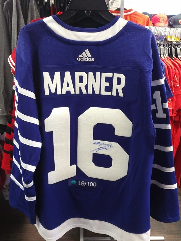 Mitch Marner Toronto Arenas Signed Leafs Next Century Game Adidas Jersey #/100 - Bleacher Bum Collectibles, Toronto Blue Jays, NHL , MLB, Toronto Maple Leafs, Hat, Cap, Jersey, Hoodie, T Shirt, NFL, NBA, Toronto Raptors