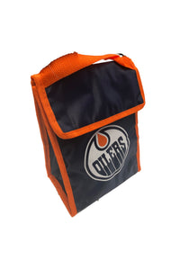 Edmonton Oilers Insulated Hot & Cold Gradient Lunch Bag By Forever Collectibles - Bleacher Bum Collectibles, Toronto Blue Jays, NHL , MLB, Toronto Maple Leafs, Hat, Cap, Jersey, Hoodie, T Shirt, NFL, NBA, Toronto Raptors