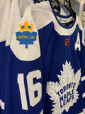 Men's Toronto Maple Leafs adidas Authentic 2022 Reverse Retro Jersey - Mitch Marner With Patch