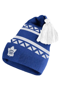 Men's Toronto Maple Leafs 2022-23 Adidas Reverse Retro Tassel Beanie Toque Knit Hat