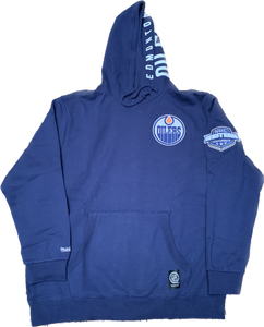 Edmonton Oilers Mitchell & Ness City Collection Pullover Fleece Hoodie