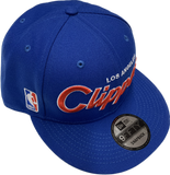 Men’s NBA Los Angeles Clippers New Era Script 9FIFTY Snapback Hat – Royal