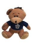 Toronto Maple Leafs NHL Hockey 14" Crochet Teddy Bear Plush by Forever Collectibles - Bleacher Bum Collectibles, Toronto Blue Jays, NHL , MLB, Toronto Maple Leafs, Hat, Cap, Jersey, Hoodie, T Shirt, NFL, NBA, Toronto Raptors