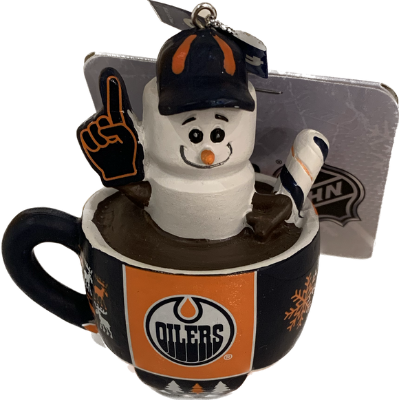 Edmonton Oilers Smores Mug Ornament NHL Hockey by Forever Collectibles