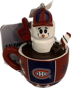 Montreal Canadiens Smores Mug Ornament NHL Hockey by Forever Collectibles