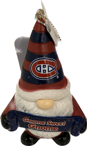Montreal Canadiens Gnome Sweet Gnome Ornament NHL Hockey by Forever Collectibles