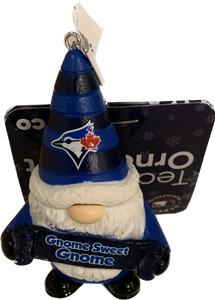 Toronto Blue Jays Gnome Sweet Gnome Ornament MLB Baseball by Forever Collectibles