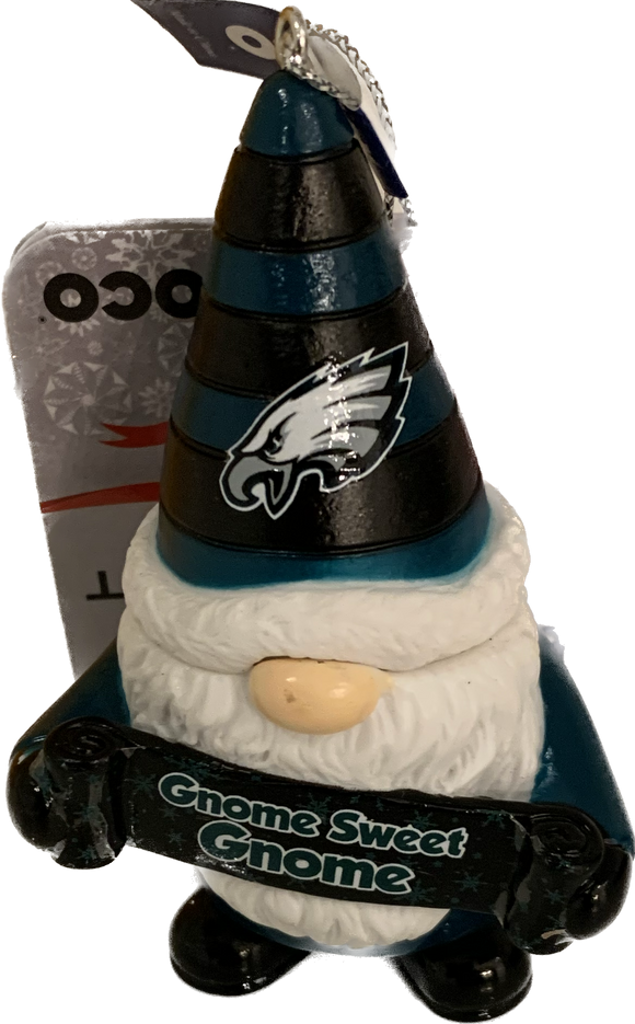 Philadelphia Eagles Gnome Sweet Gnome Ornament NFL Football by Forever Collectibles