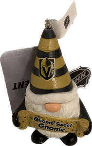 Vegas Golden Knights Gnome Sweet Gnome Ornament NHL Hockey by Forever Collectibles