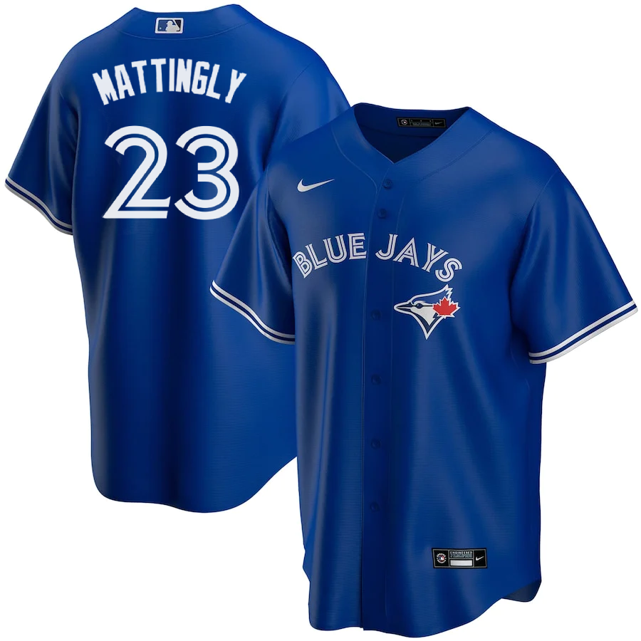 Toronto Blue Jays Don Mattingly Alternate MLB Baseball Nike Player Jer –  Bleacher Bum Collectibles