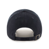 Men's Seattle Kraken Secondary Logo 47 Brand NHL Hockey Black Clean Up Adjustable Buckle Cap Hat