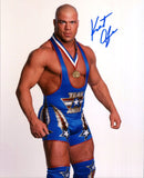 Kurt Angle WWE Wrestling Superstar Autographed Signed Photoshoot 8x10 Photo - Multiple Poses