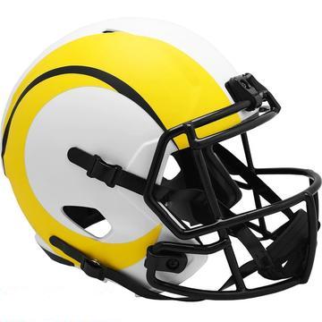 Los Angeles Rams Riddell White Lunar Eclipse Full Size Replica NFL Football Helmet