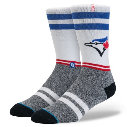 Men's Toronto Blue Jays MLB Baseball Stance Cooperstown Crew Socks - Size Large