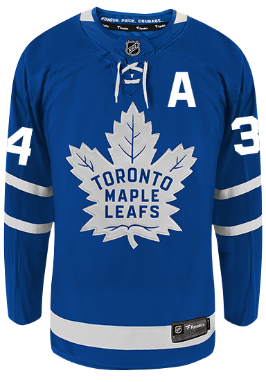 Auston Matthews Toronto Maple Leafs NHL Adidas Men's Royal Blue Adizer —