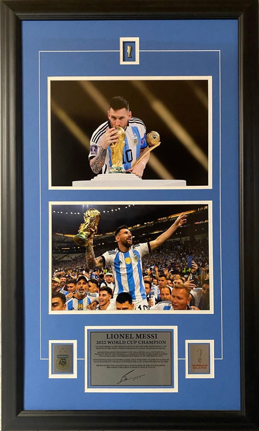 CLOSED, GIVEAWAY! Win A Leo Messi Signed & Official FIFA World Cup Framed  Argentina Shirt!